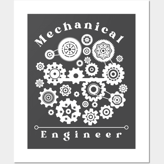 Mechanical Engineer Wall Art by debageur